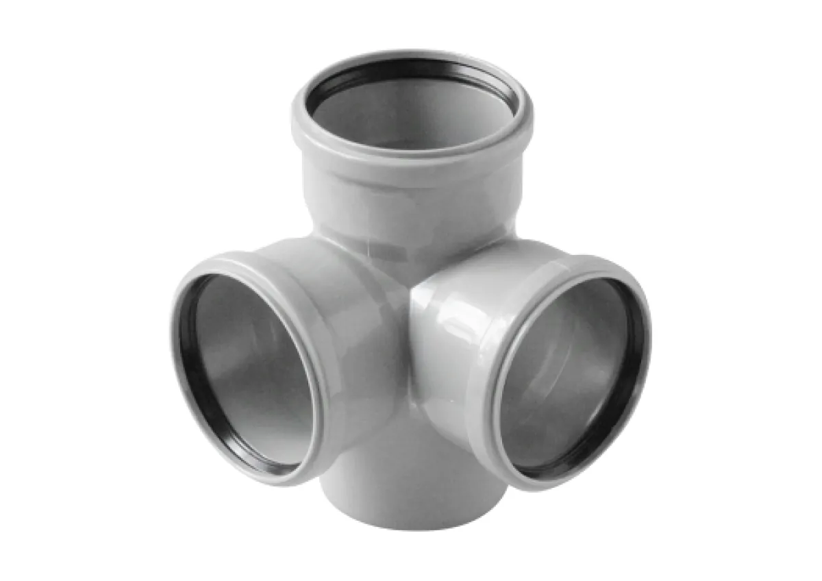 Крестовина ПП двухплоскостная D 110х110х110/87° VALFEX 28110110